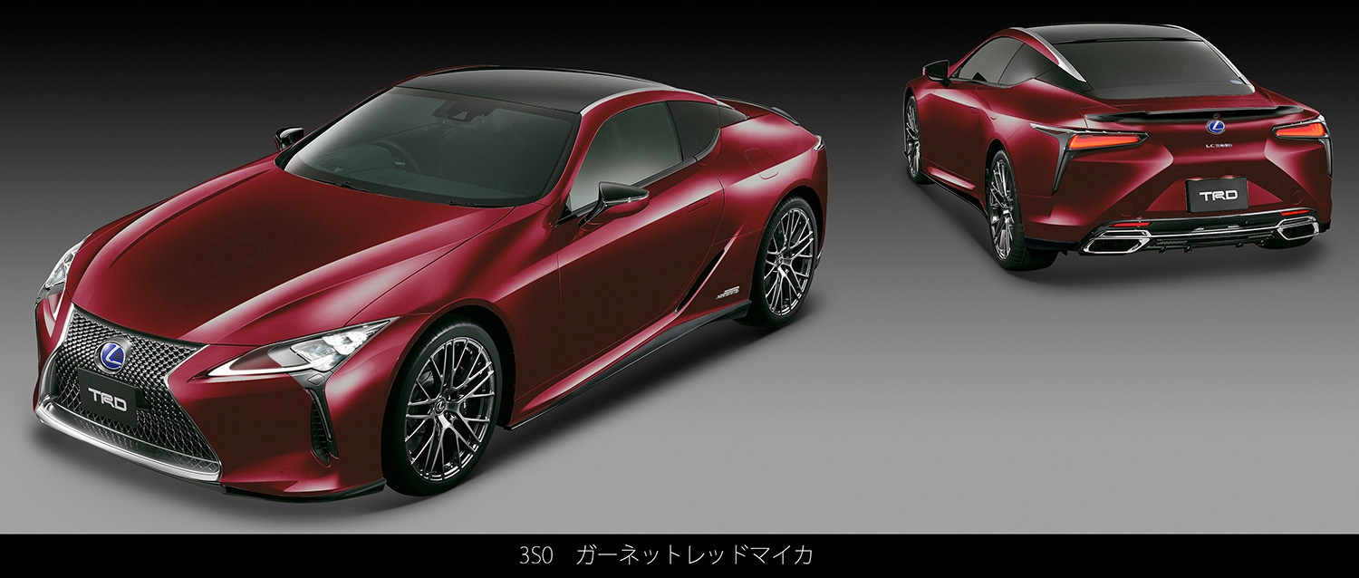 TRD、レクサス「LC」改良にあわせて加工痕を生かした新デザイン